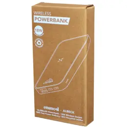 Albesk Recycled Leather 10000mAh PD Powerbank Gift Box